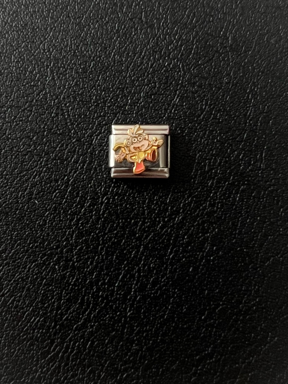 Boots the Monkey Italian stainless steel charm